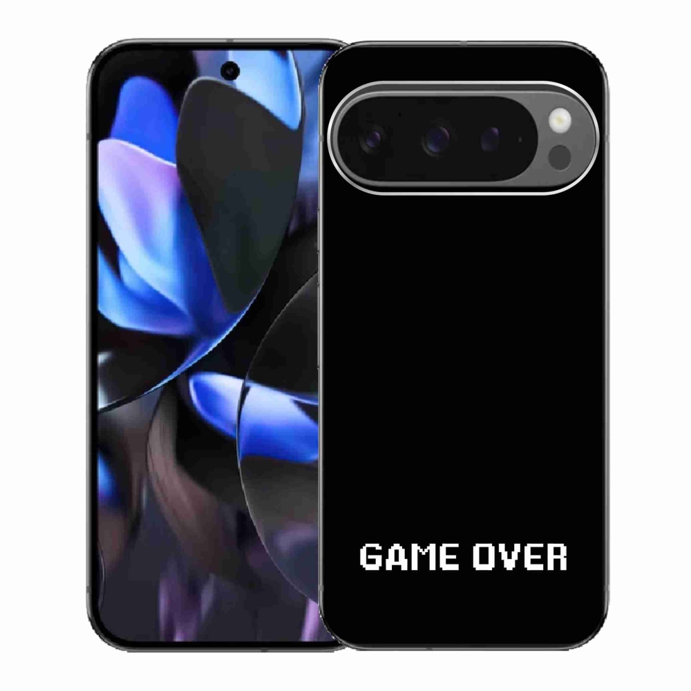 Gél borítás mmCase a Google Pixel 9 Pro számára - játék fekete háttérrel