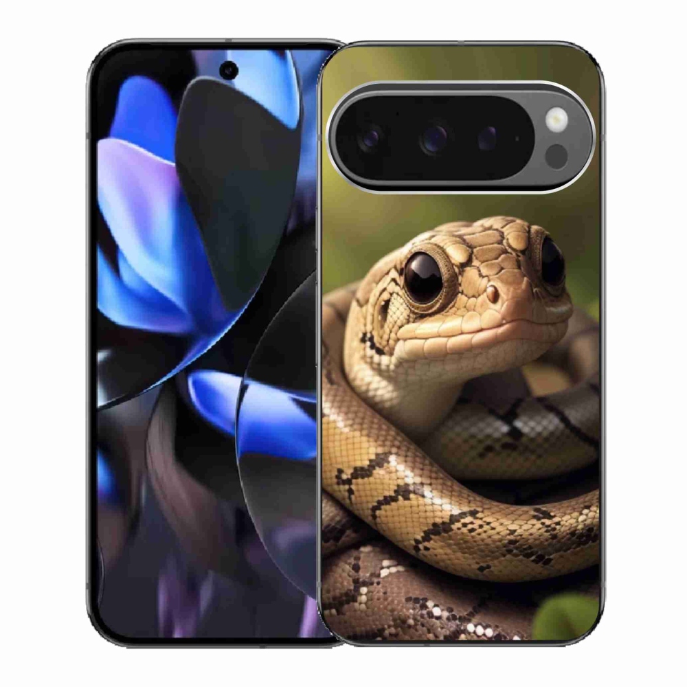 Gél borítás mmCase a Google Pixel 9 Pro számára - Snake 1