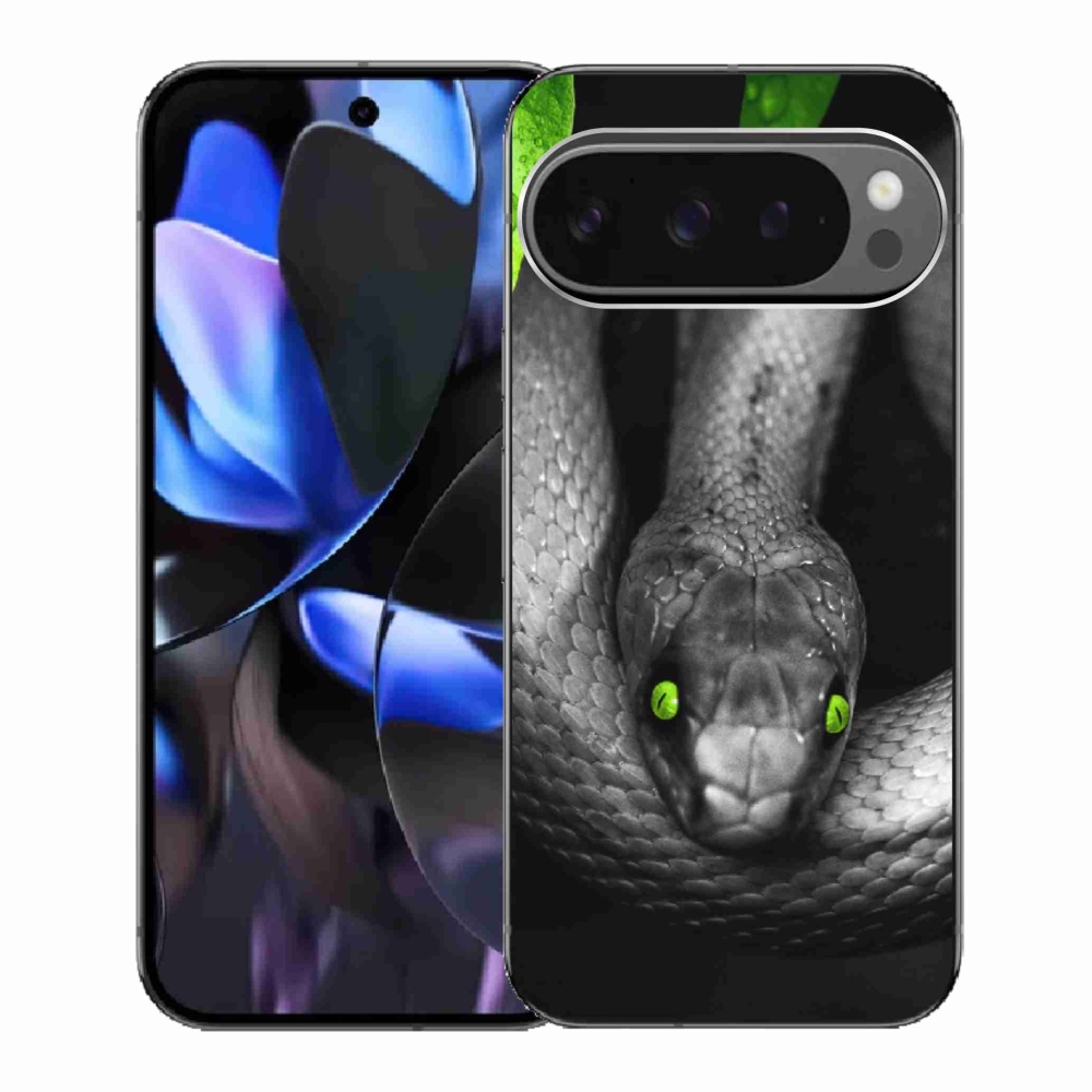 Gél védőburkolat mmCase a Google Pixel 9 Pro számára - kígyó