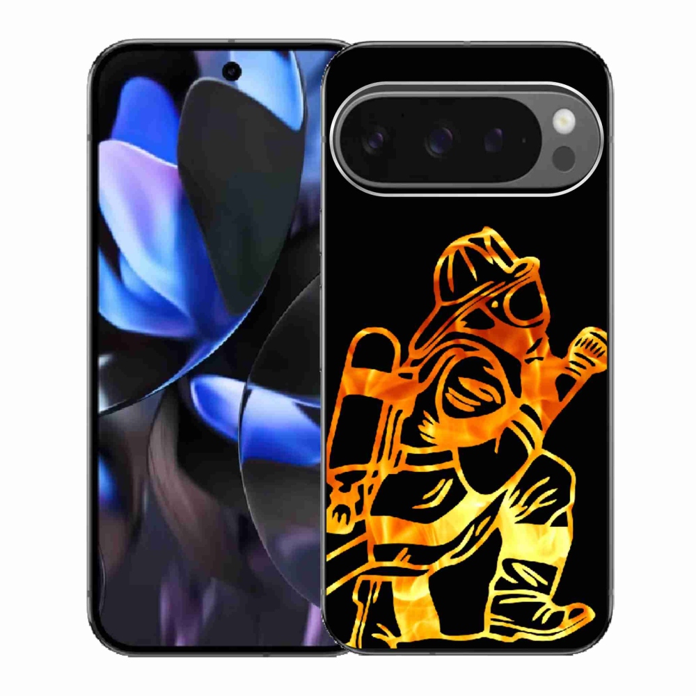 Gél borítás mmCase a Google Pixel 9 Pro számára - Tűzoltó 1