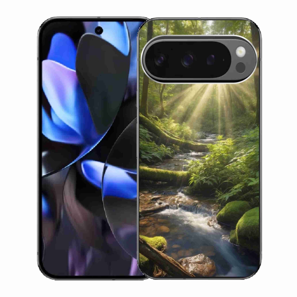 Gél borítás mmCase a Google Pixel 9 Pro számára - erdei mélységű