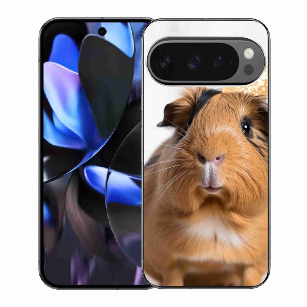 Gél borítás mmCase a Google Pixel 9 Pro számára - barna tengerimalac