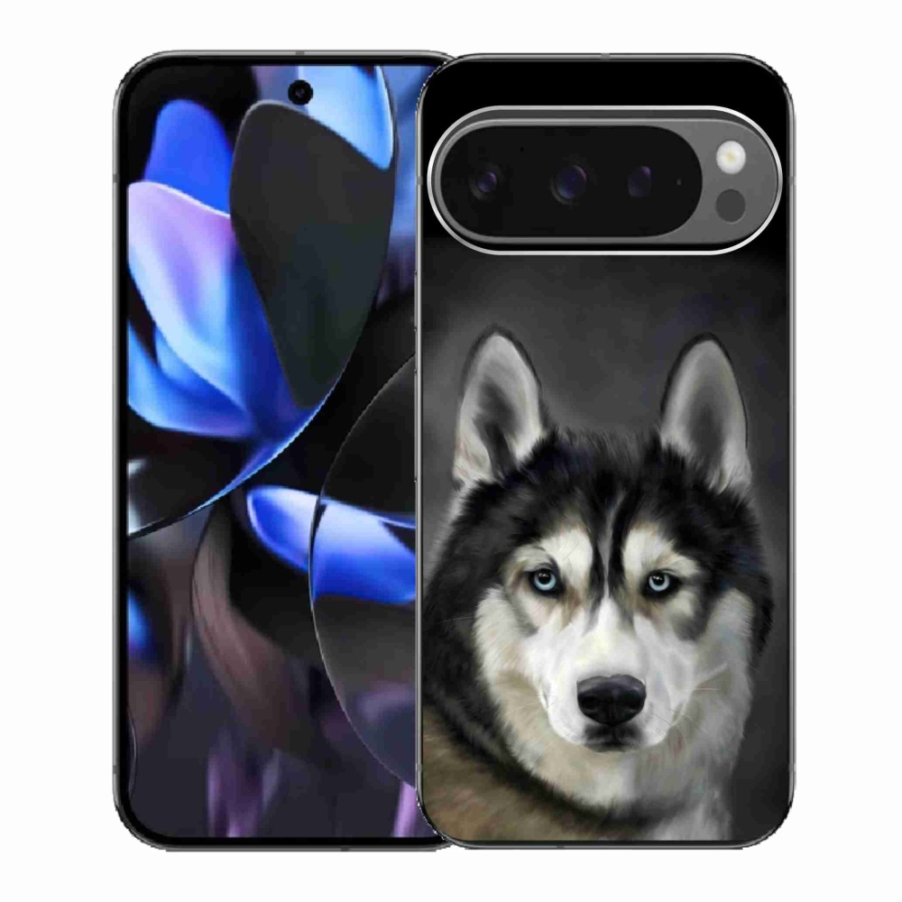 Zselés borítás mmCase a Google Pixel 9 Pro számára - husky