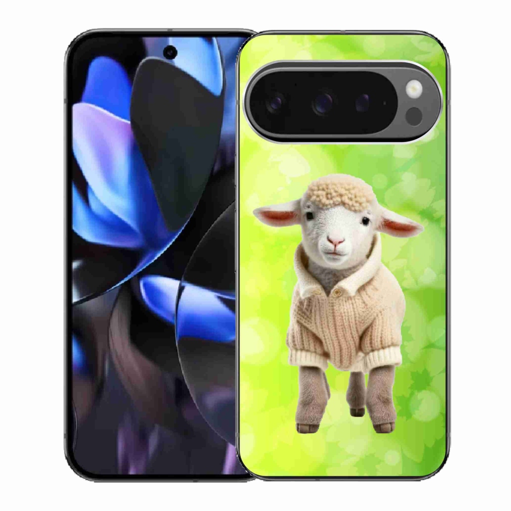 Gél borítás mmCase a Google Pixel 9 Pro számára - bárány pulóverben