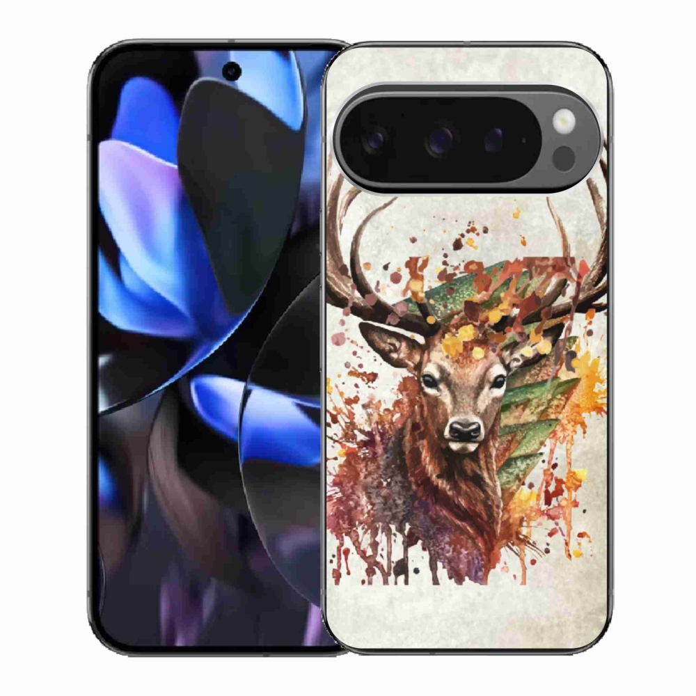 Gél borítás mmCase a Google Pixel 9 Pro számára - szarvas 1