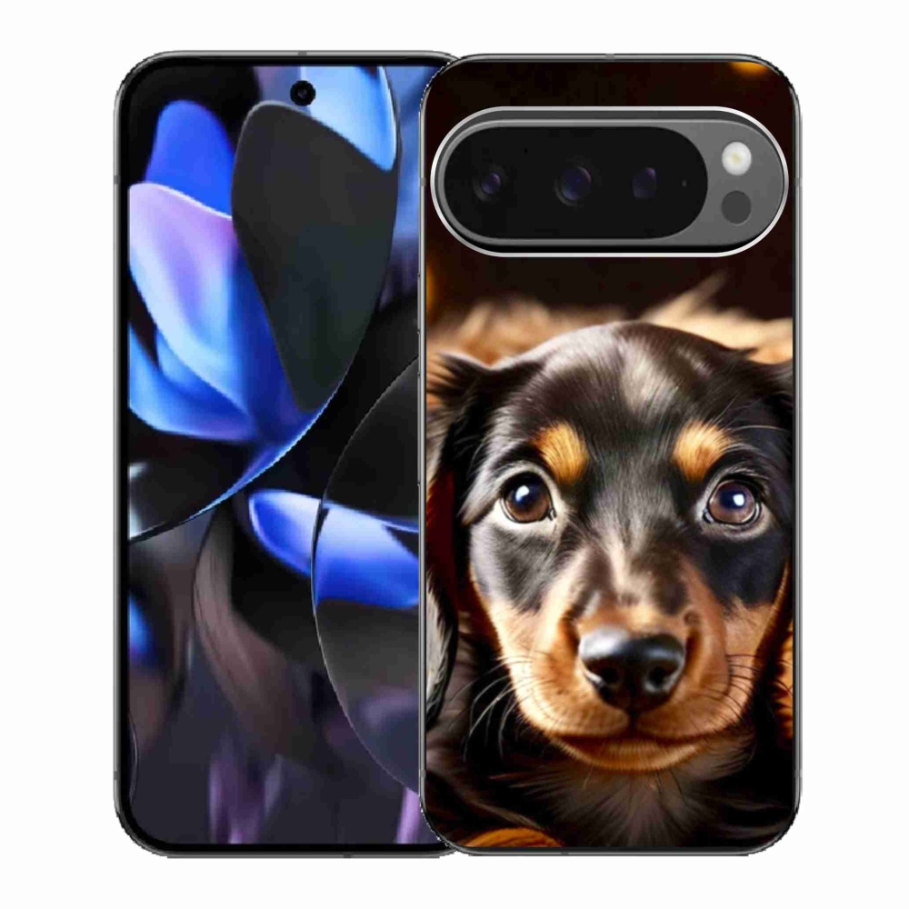 Zselés borítás mmCase a Google Pixel 9 Pro számára - tacskó