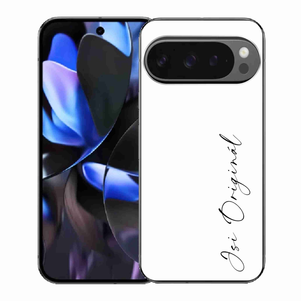 Gél borító mmCase a Google Pixel 9 Pro - Ön az eredeti fehér háttérrel