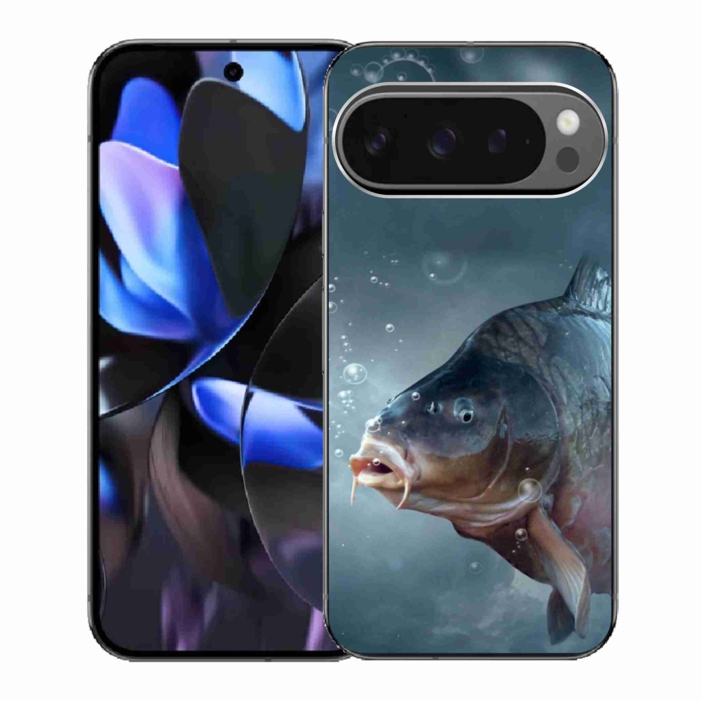 Gél borítás mmCase a Google Pixel 9 Pro számára - ponty és buborékok