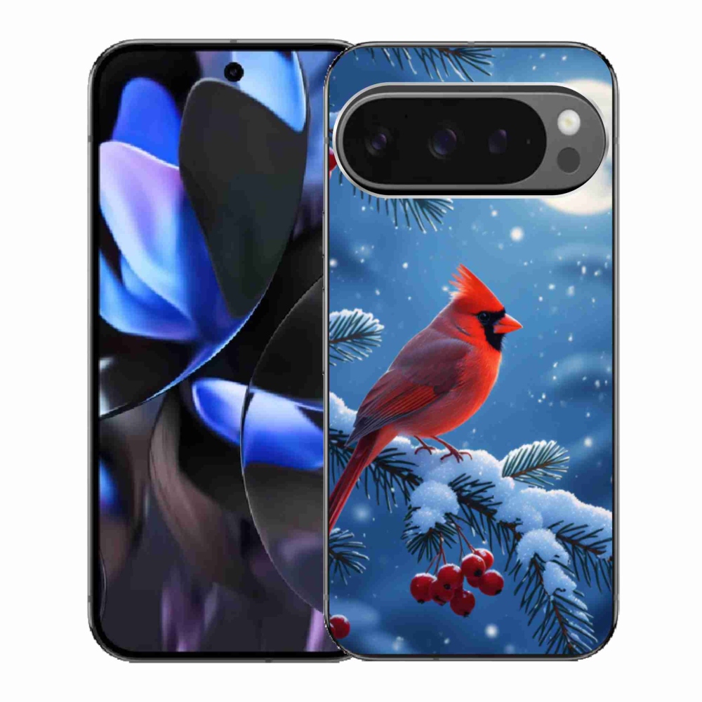 Gél védőburkolat mmCase a Google Pixel 9 Pro számára - bíborvörös