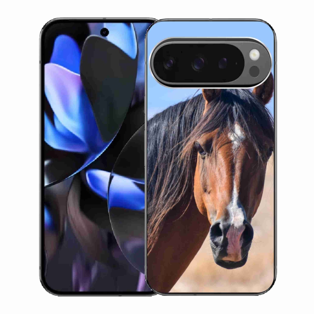 Zselés borítás mmCase a Google Pixel 9 Pro számára - csendes ló