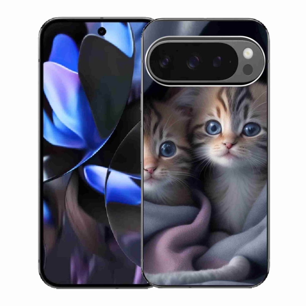 Gél borítás mmCase a Google Pixel 9 Pro számára - cat duo 2