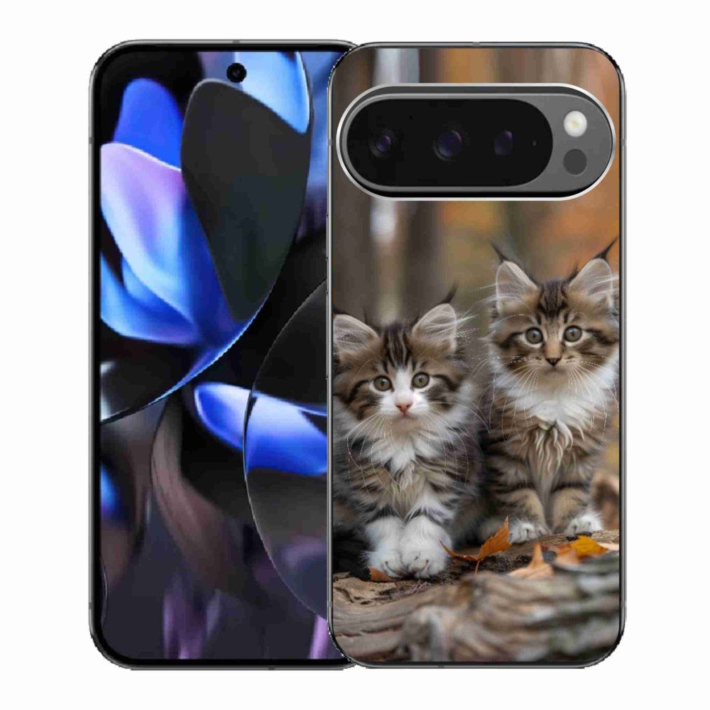 Gél borítás mmCase a Google Pixel 9 Pro számára - cat duo 3
