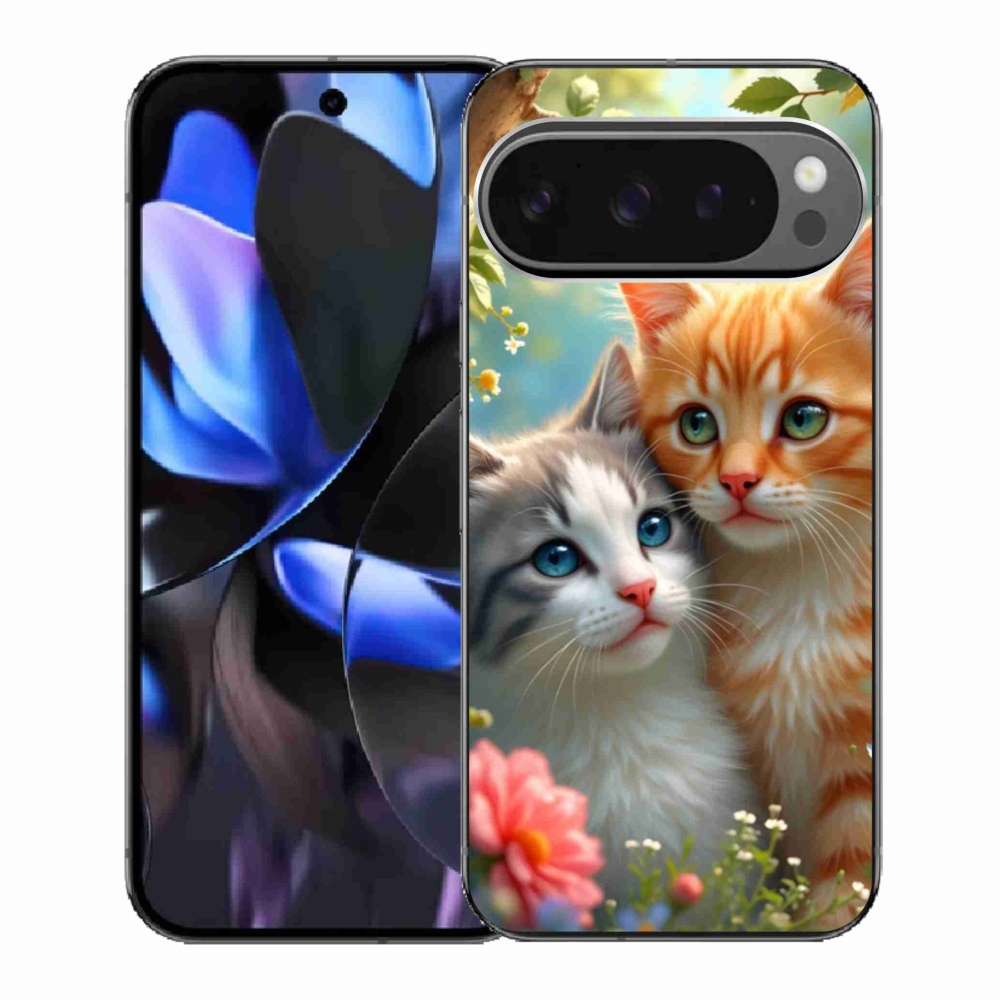 Gél borítás mmCase a Google Pixel 9 Pro számára - macskaszerelem 2