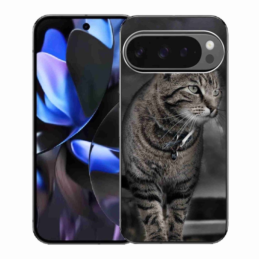 Zselés borítás mmCase a Google Pixel 9 Pro számára - macska