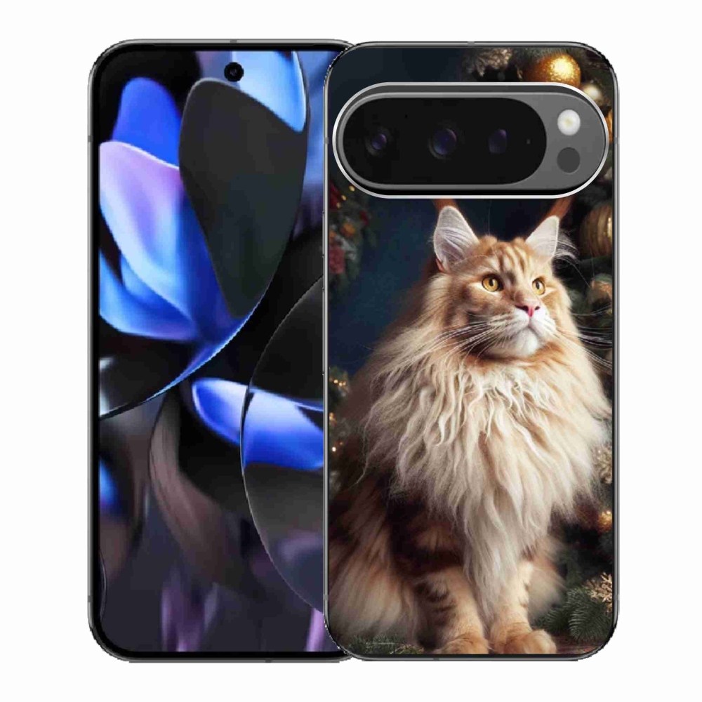 Gél borítás mmCase a Google Pixel 9 Pro számára - macska a fánál
