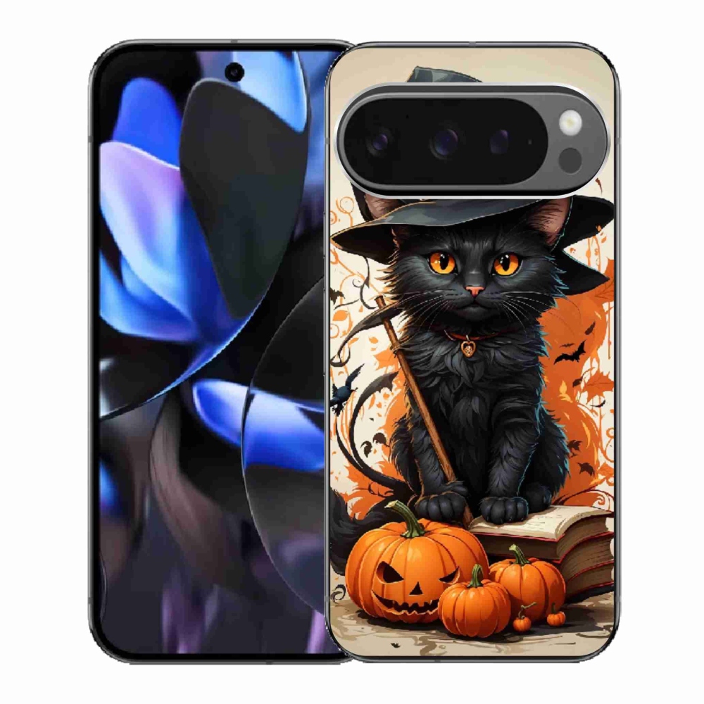 Gél borítás mmCase a Google Pixel 9 Pro számára - macska varázsló