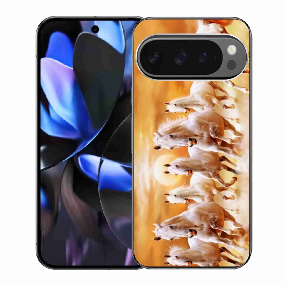 Gél borítás mmCase a Google Pixel 9 Pro számára - Ló 2