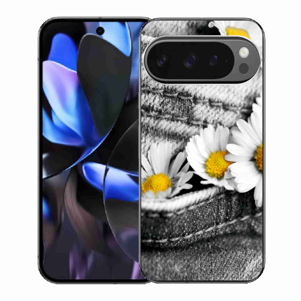 Gél borítás mmCase a Google Pixel 9 Pro számára - Százszorszépek