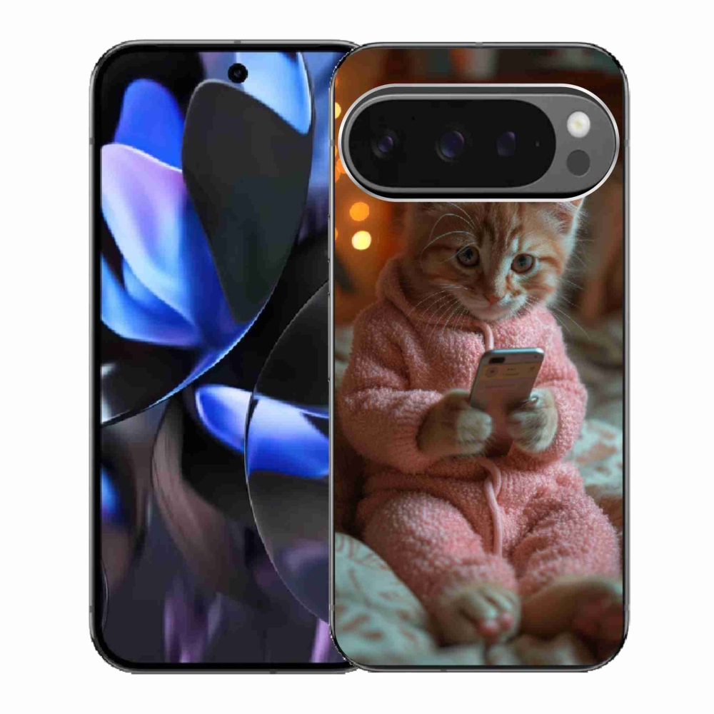 Gél védőburkolat mmCase a Google Pixel 9 Pro-hoz - baba a mobillal
