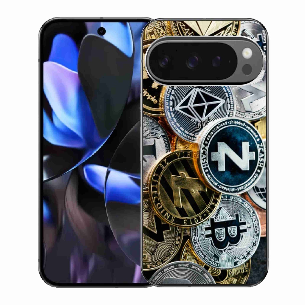 Gél borítás mmCase a Google Pixel 9 Pro számára - kriptovaluták