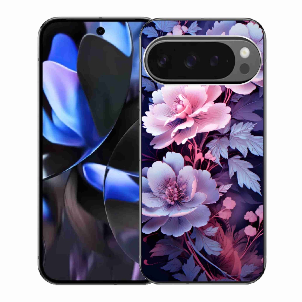 Gél borítás mmCase a Google Pixel 9 Pro számára - virágok 11