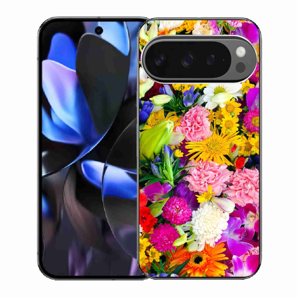 Gél borítás mmCase a Google Pixel 9 Pro számára - virág 12