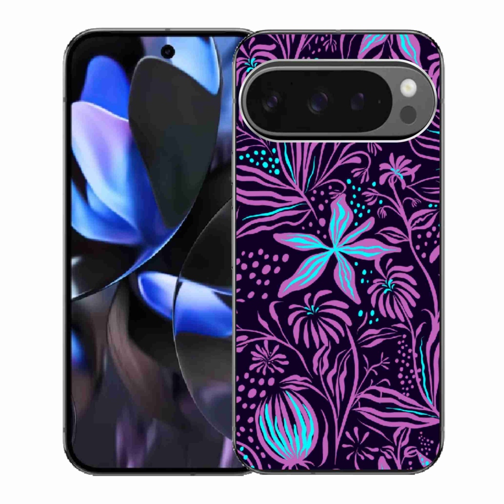 Gél borítás mmCase a Google Pixel 9 Pro számára - virágok 2