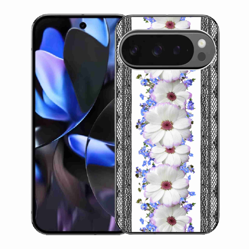 Gél borítás mmCase a Google Pixel 9 Pro számára - virágok 8
