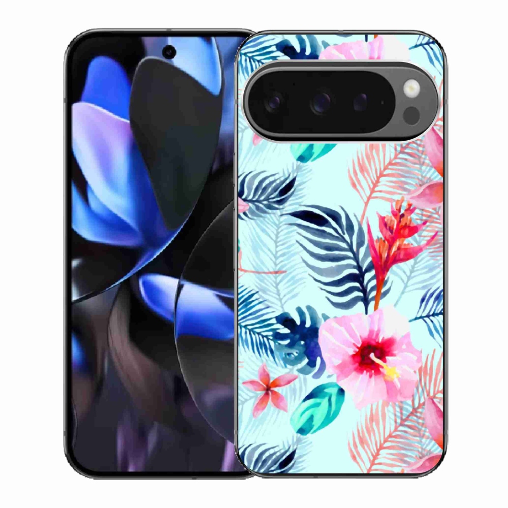 Gél borítás mmCase a Google Pixel 9 Pro számára - virágok