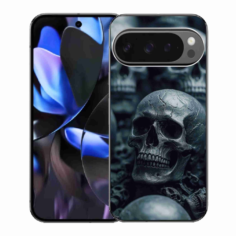 Gél borítás mmCase a Google Pixel 9 Pro számára - Koponya 2