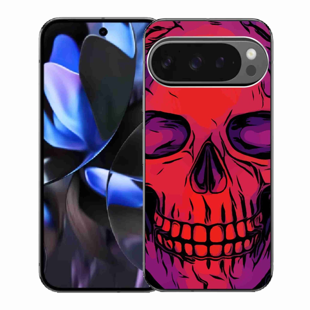 Zselés borítás mmCase a Google Pixel 9 Pro számára - koponya