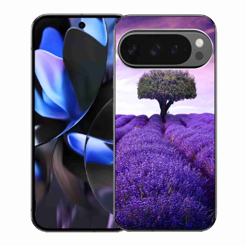 Zselés borítás mmCase a Google Pixel 9 Pro számára - levendula rét