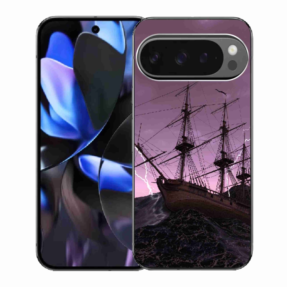 Gél borítás mmCase a Google Pixel 9 Pro számára - hajó a viharban