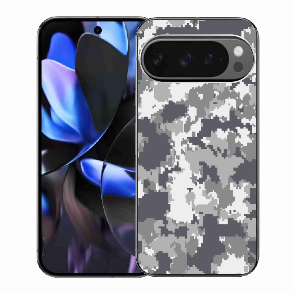 Zselés borítás mmCase a Google Pixel 9 Pro számára - terepszínű minta 2