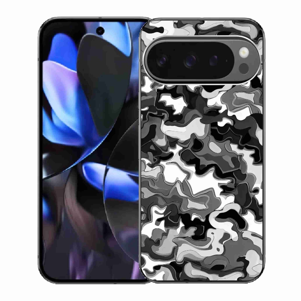 Zselés borítás mmCase a Google Pixel 9 Pro számára - terepszínű minta 3