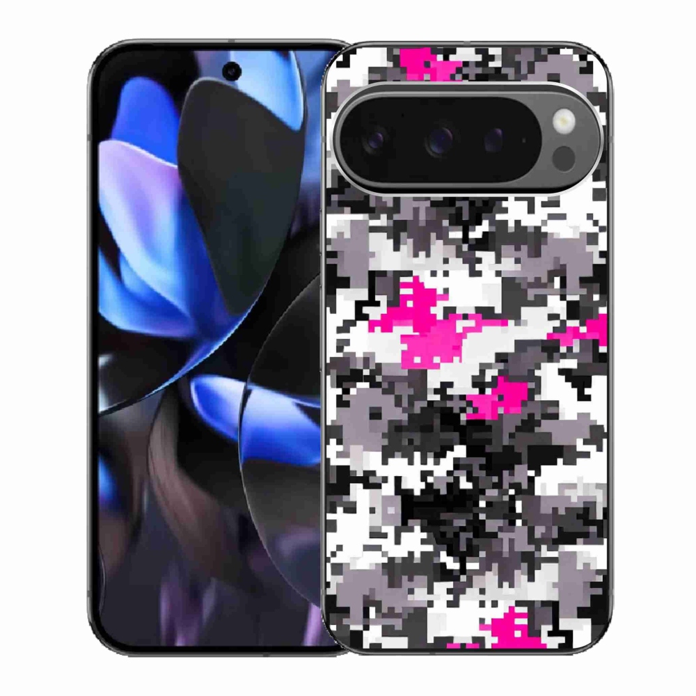 Zselés borítás mmCase a Google Pixel 9 Pro számára - terepszínű minta 4