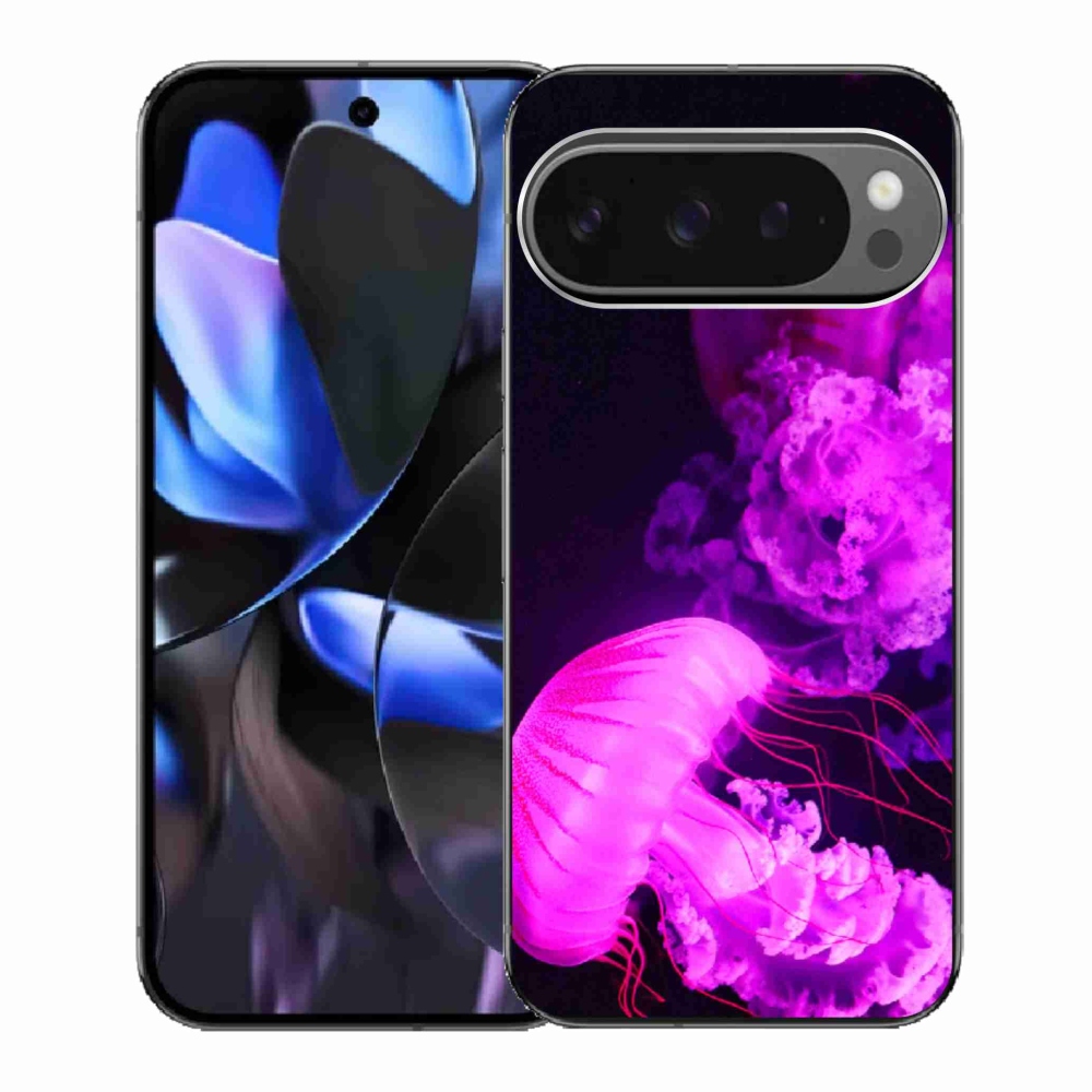 Zselés borítás mmCase a Google Pixel 9 Pro számára - medúza 1