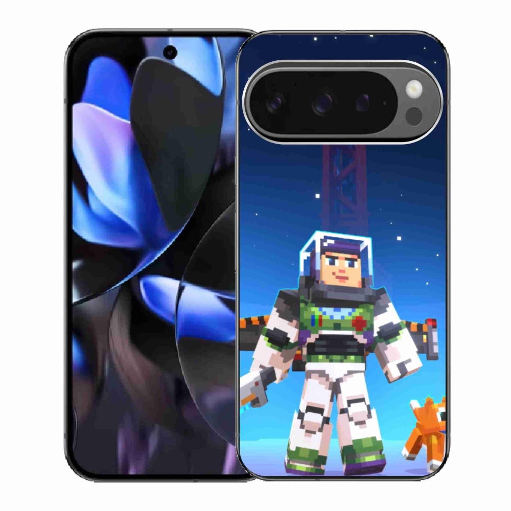 Gél borítás mmCase a Google Pixel 9 Pro számára - minecraft 2