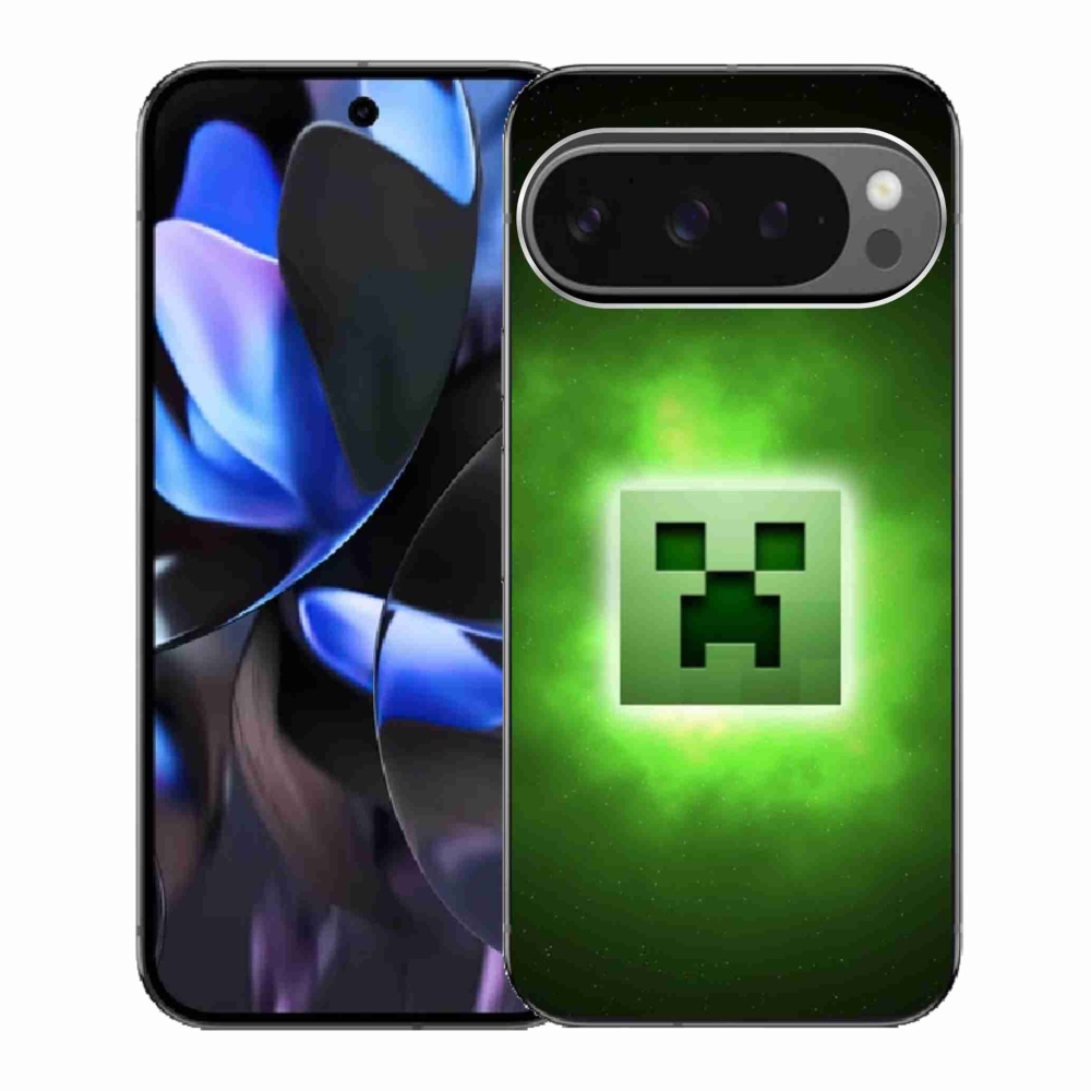 Gél borítás mmCase a Google Pixel 9 Pro számára - minecraft