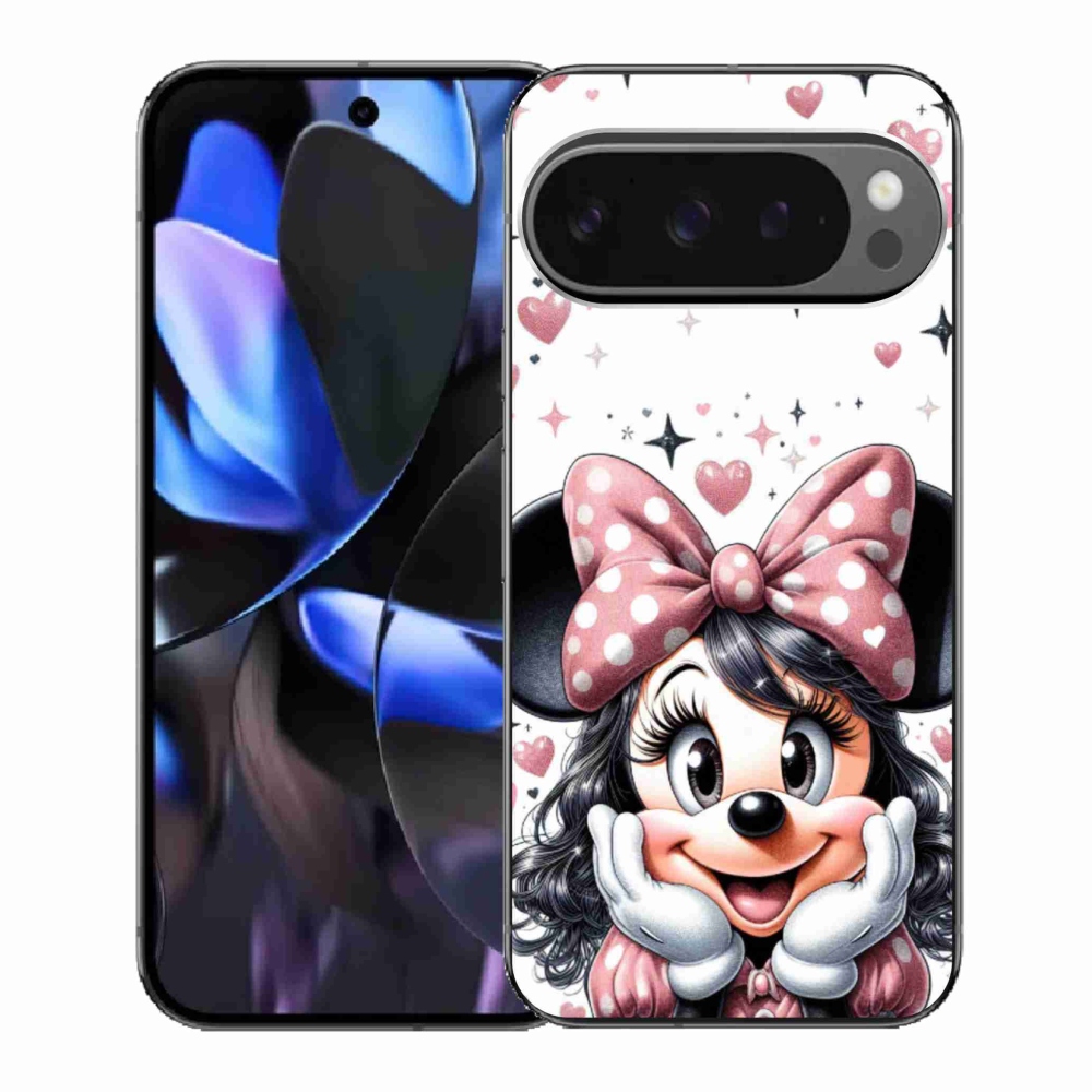 Zselés borítás mmCase a Google Pixel 9 Pro számára - minnie