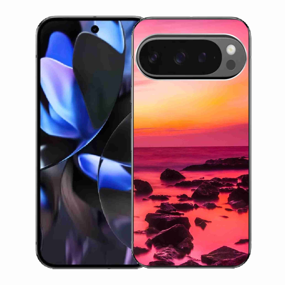Gél borítás mmCase a Google Pixel 9 Pro számára - Tenger és ragyogás