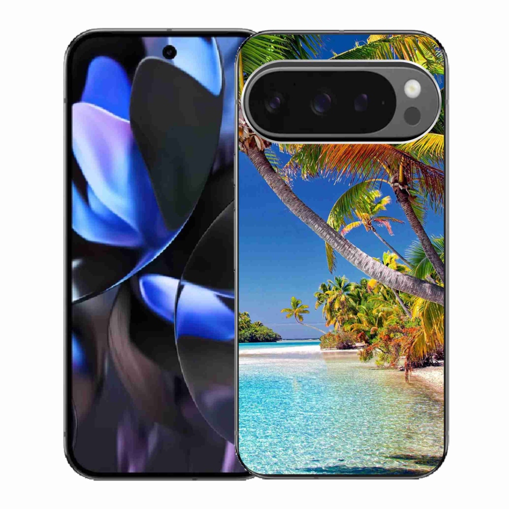 Zselés borítás mmCase a Google Pixel 9 Pro számára - tengerparti strand