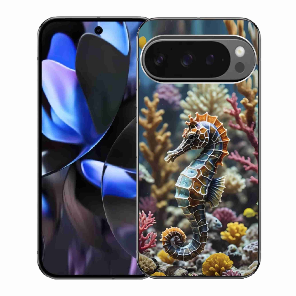 Gél borítás mmCase a Google Pixel 9 Pro számára - Seahorse 2