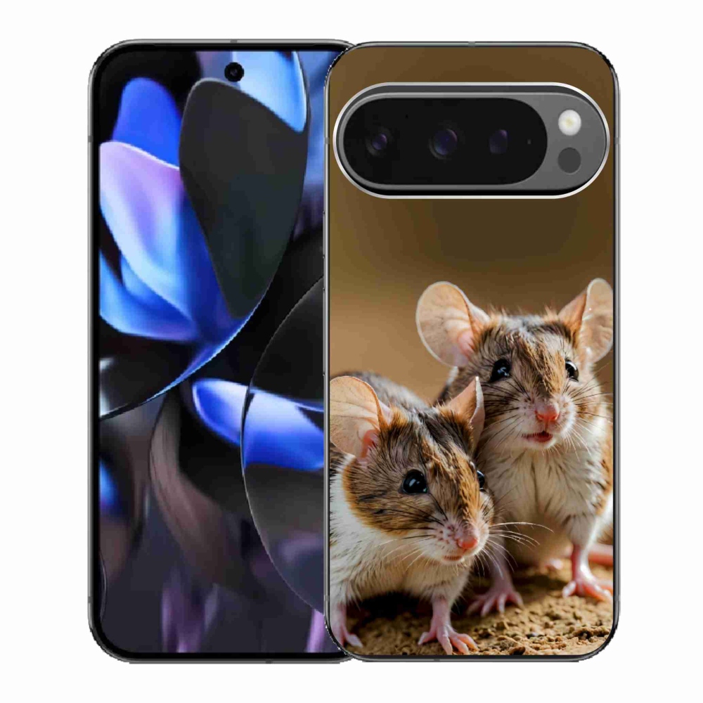 Gél borítás mmCase a Google Pixel 9 Pro számára - egér duó