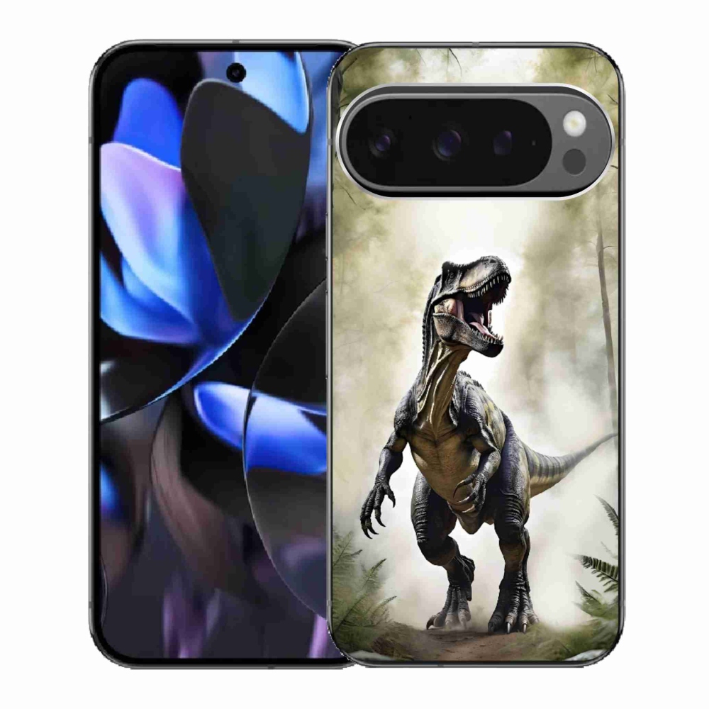 Gél borítás mmCase a Google Pixel 9 Pro számára - dühös T-Rex