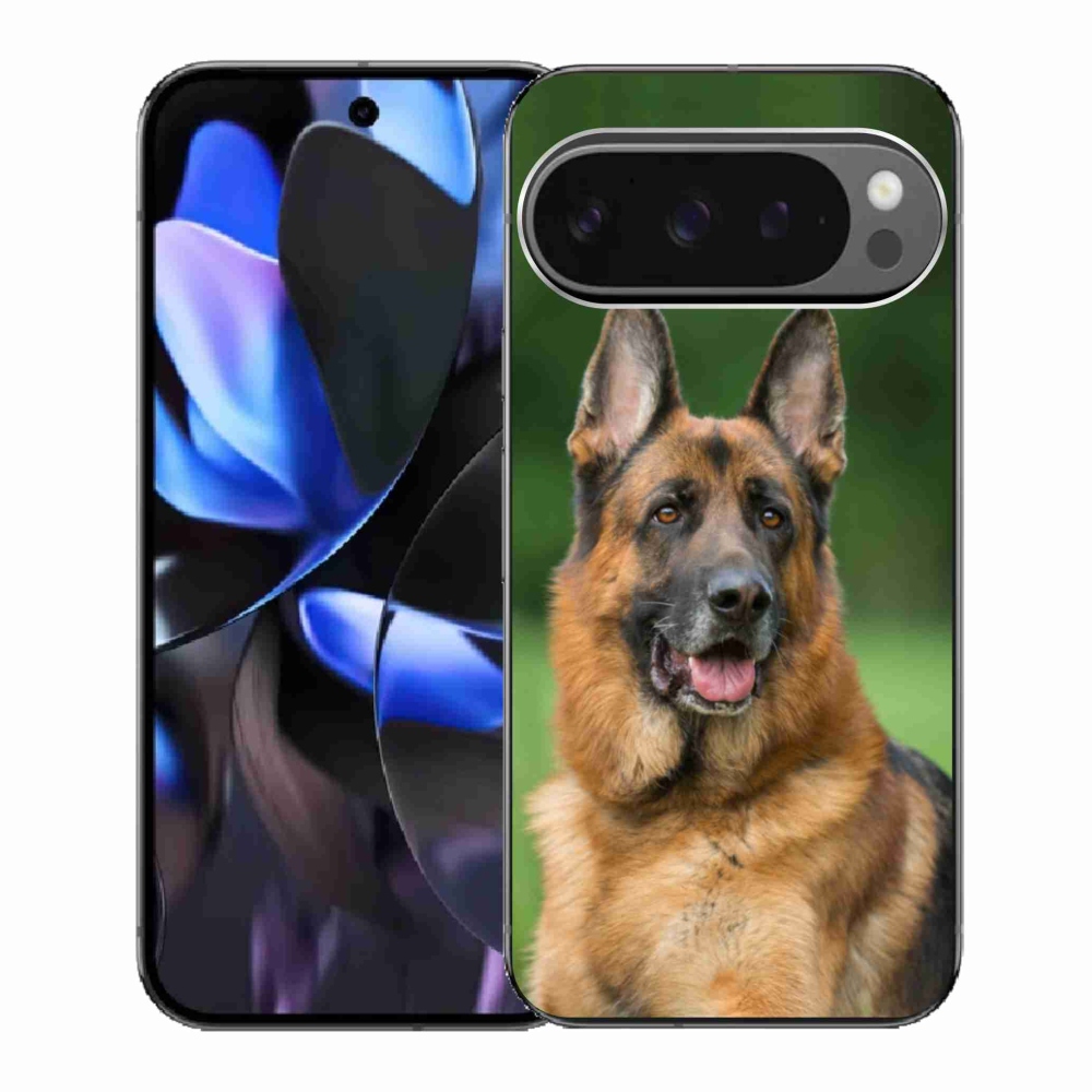 Gél borítás mmCase a Google Pixel 9 Pro számára - Német juhászkutya