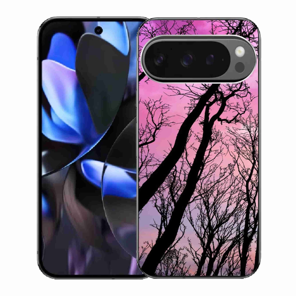 Gél borítás mmCase a Google Pixel 9 Pro számára - kidőlt fák