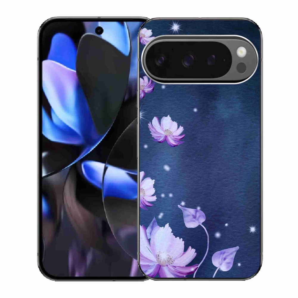 Gél borítás mmCase a Google Pixel 9 Pro számára - hulló virágok