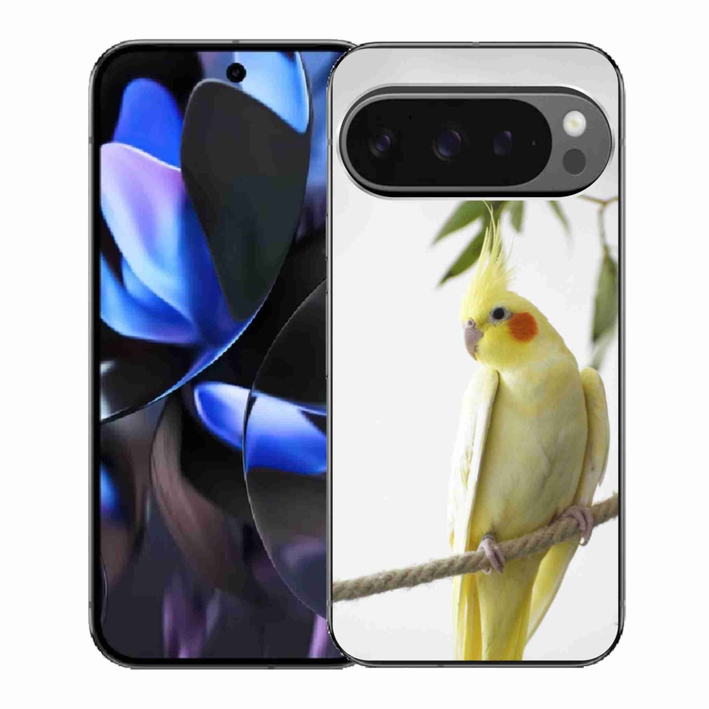 Gél borítás mmCase a Google Pixel 9 Pro számára - papagáj korela chocholatá