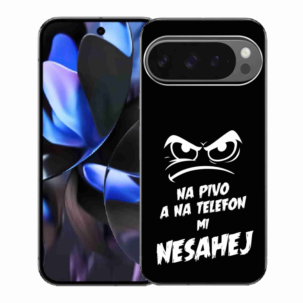 Gél borítás mmCase a Google Pixel 9 Pro - sör motívum 2 fekete háttérhez